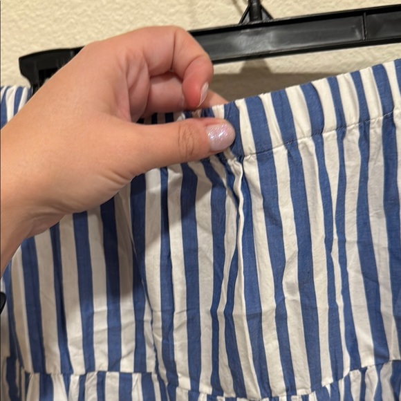 Sold! ❤️Old Navy White and Blue A-Line Midi Skirt and Top, new ✨! - Picture 4 of 10